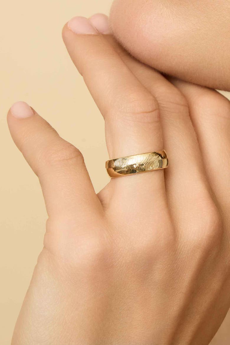 14K Yellow Gold Forever Band II Statement Ring, Alternate, color, Yellow Gold