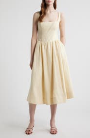 Reformation Janu Linen Sundress
