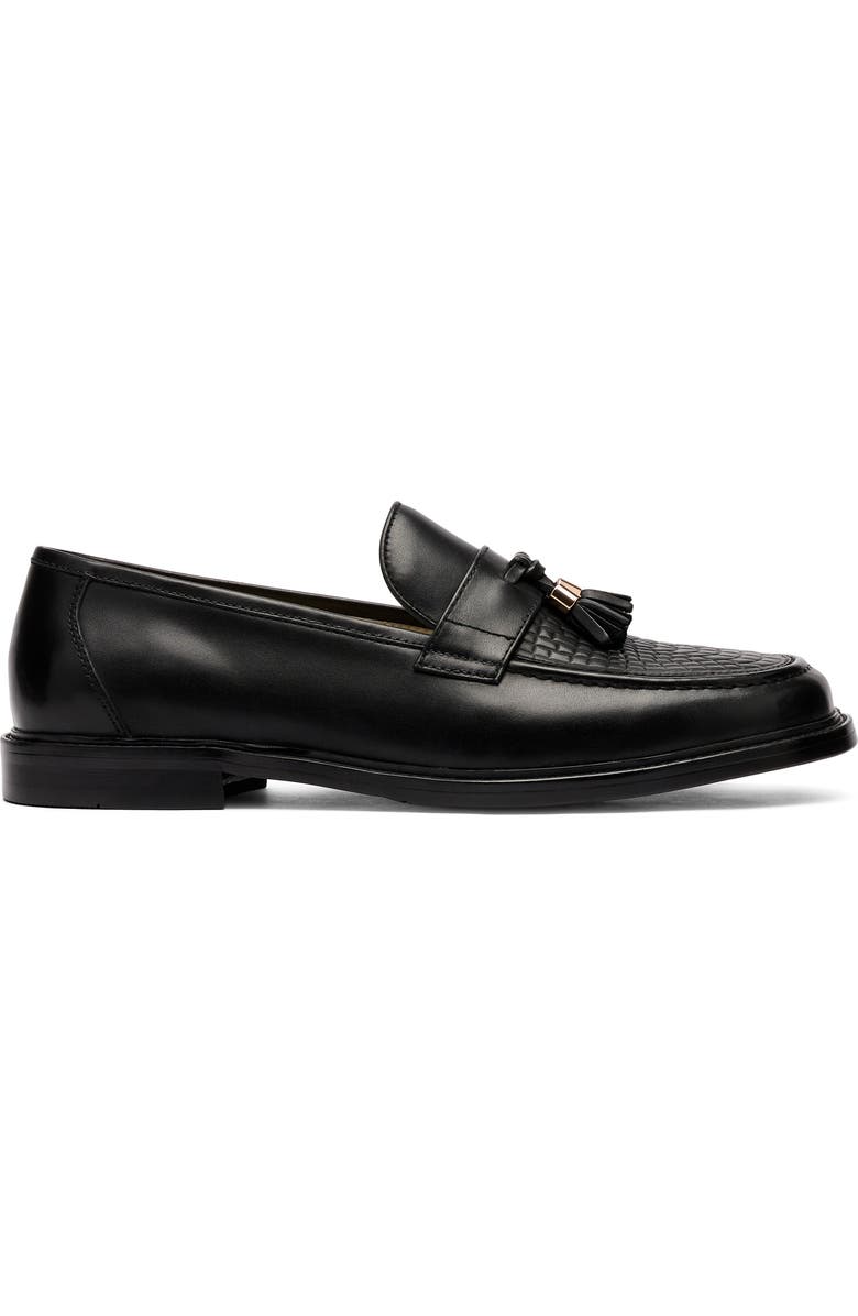 MARC NOLAN Denzel Tassel Loafer, Alternate, color, Black