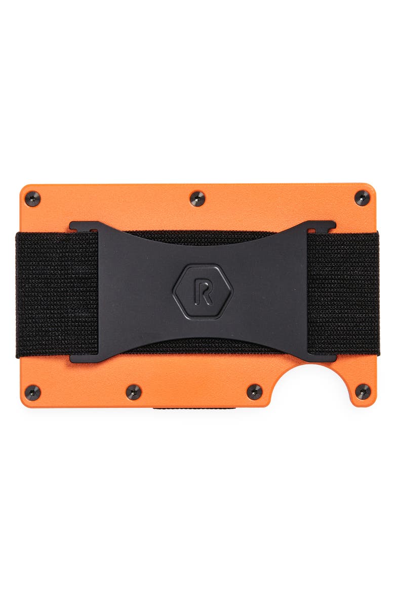 RFID-Blocking Aluminum Cash Strap Wallet, Alternate, color, BASECAMP ORANGE