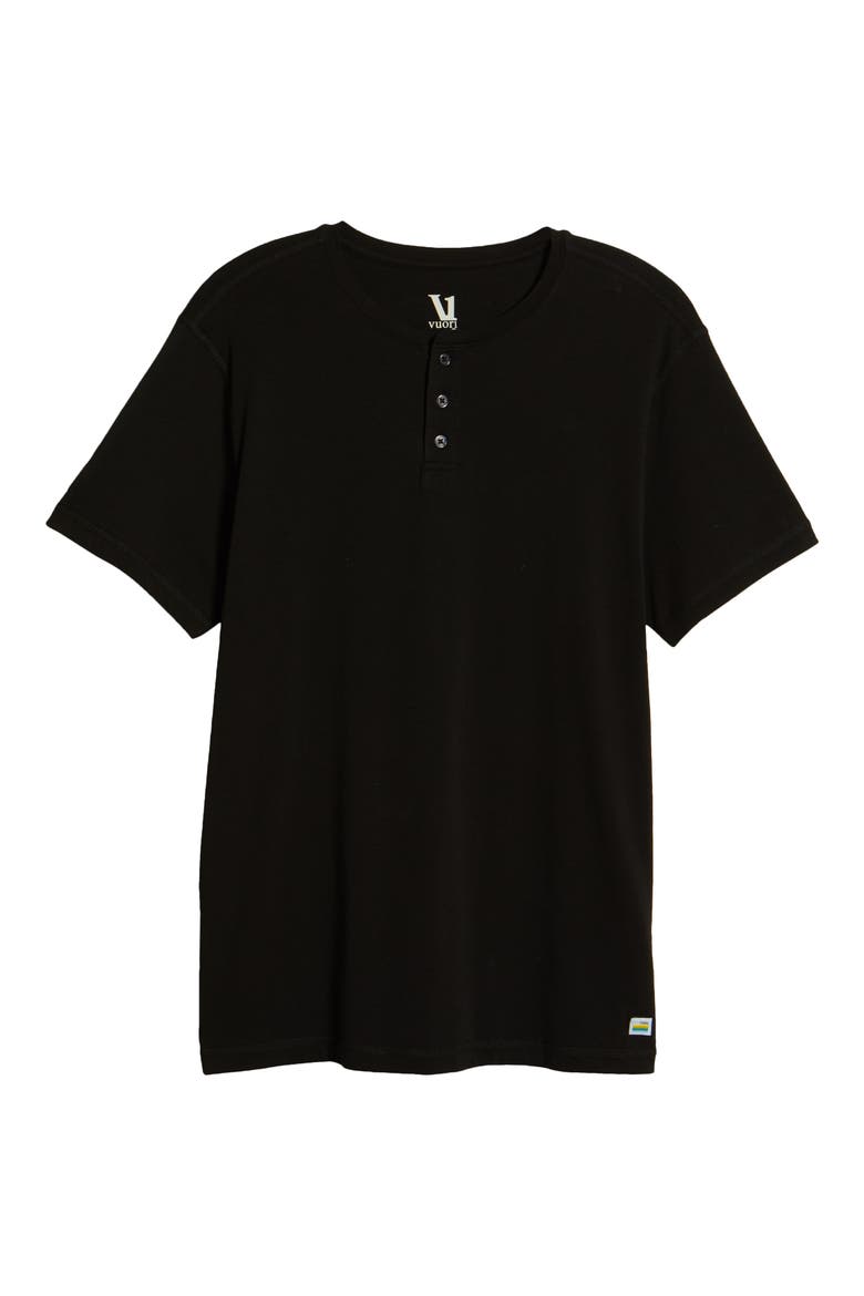 Short Sleeve Ever Henley, Alternate, color, BLACK