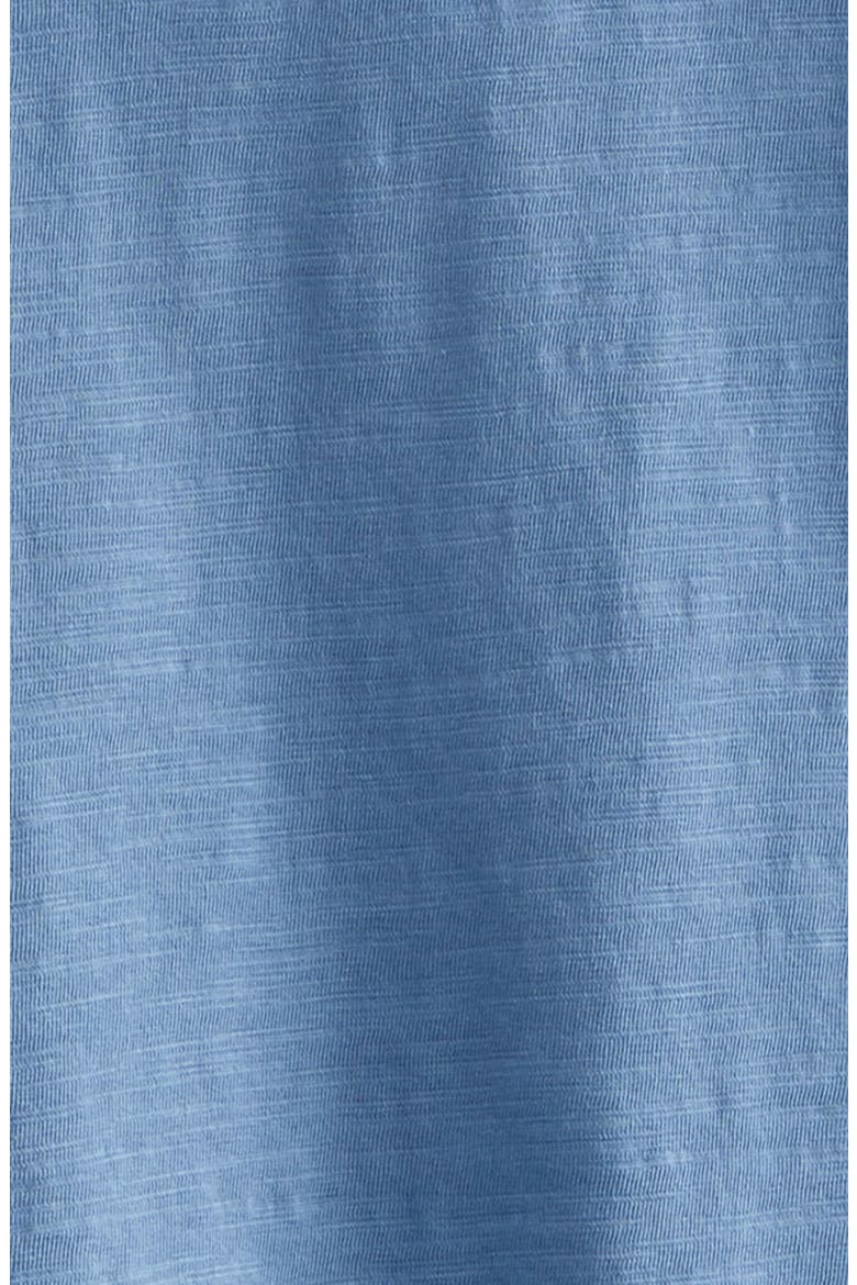 Kids' Johnny Collar Cotton Slub Polo, Alternate, color, BLUE CORONET