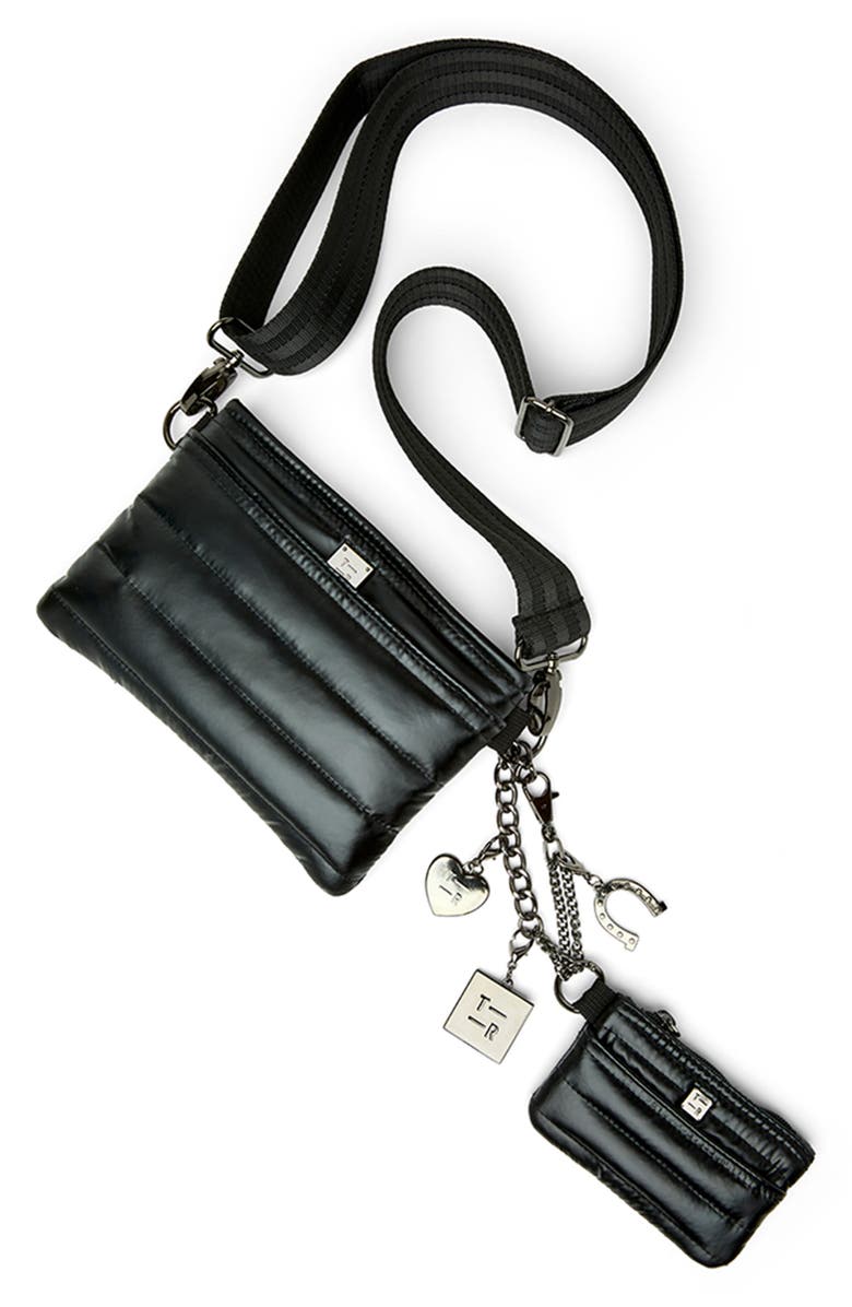 THINK ROYLN Lucky Charm Keychain, Alternate, color, Pearl Black