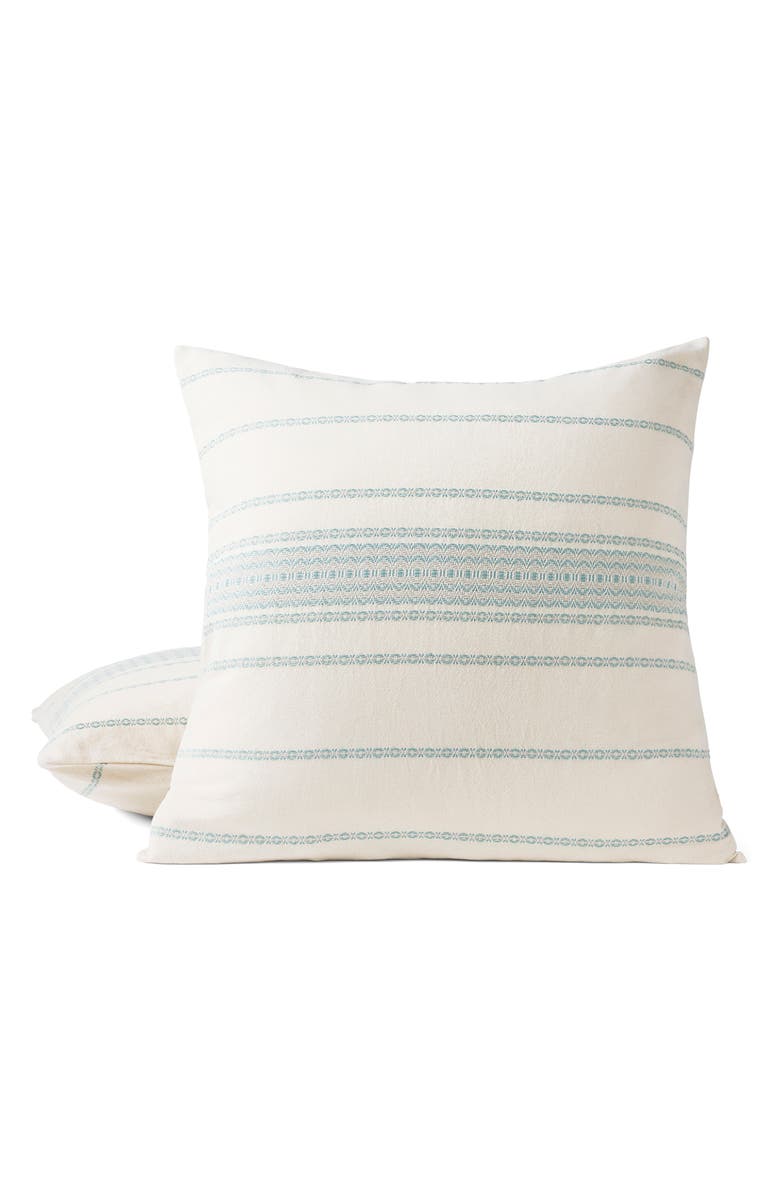 Coyuchi Rippled Stripe Organic Cotton Pillow Sham, Main, color,