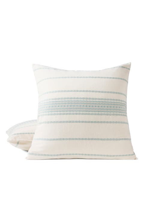 Rippled Stripe Organic Cotton Pillow Sham