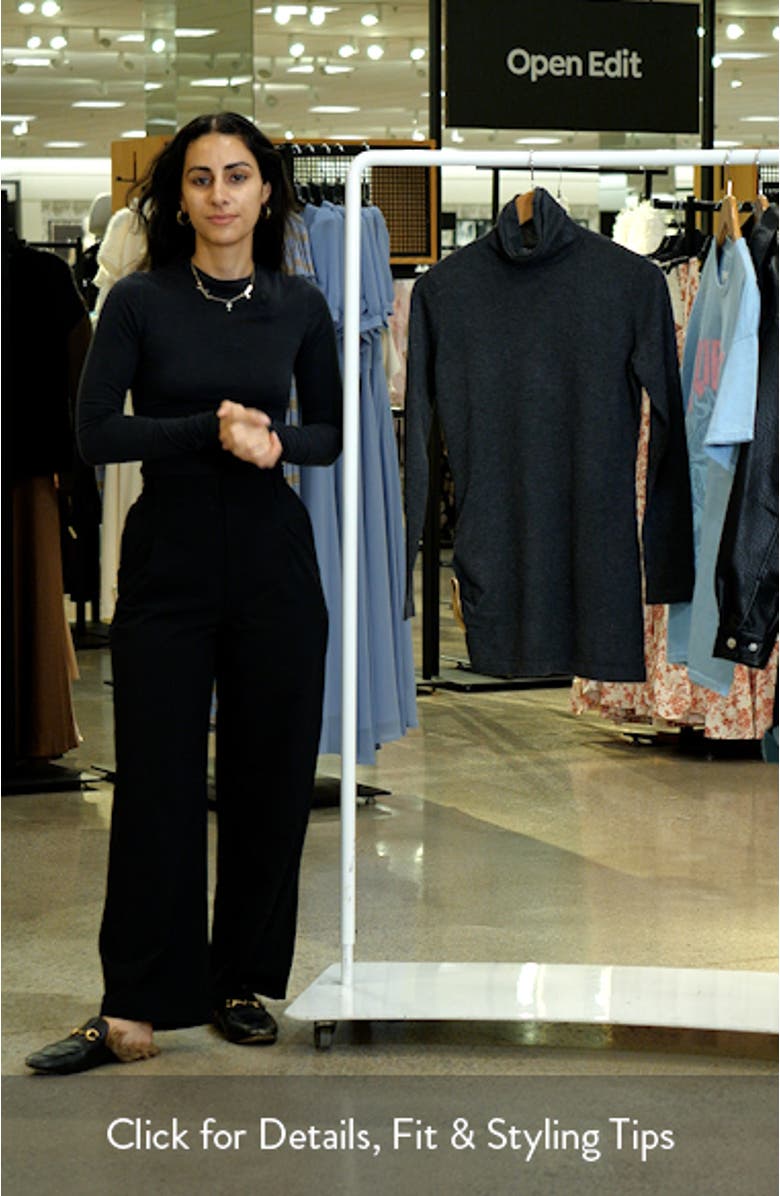 Turtleneck Tunic with Brooch, sales video thumbnail