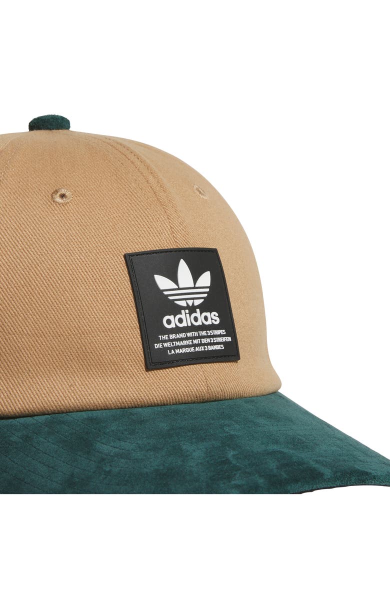 adidas Terrace Adjustable Baseball Cap, Alternate, color, Cardboard Brown/ Aurora Green