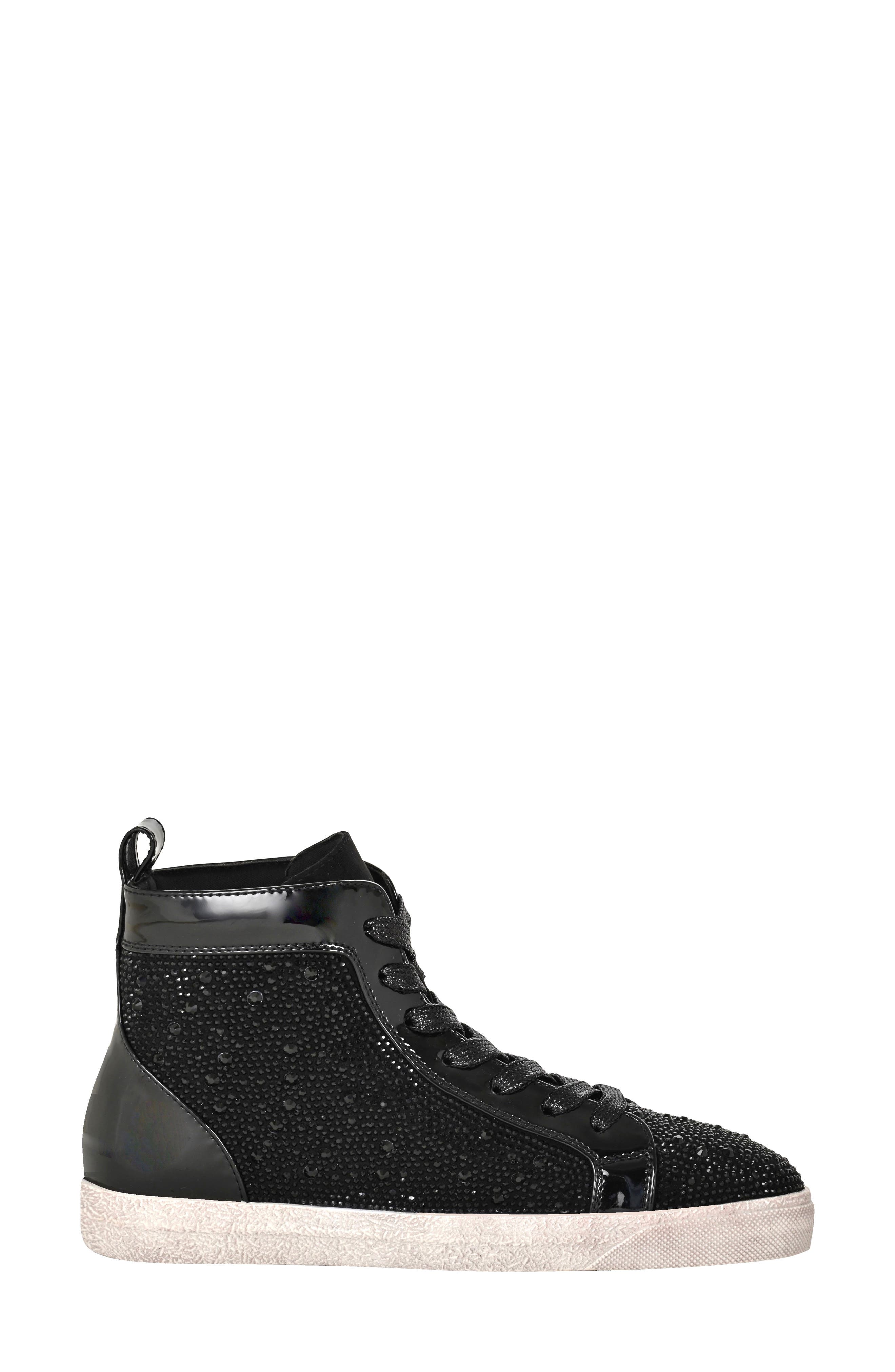 NINETY UNION Foxy High Top Sneaker, Alternate, color, Black