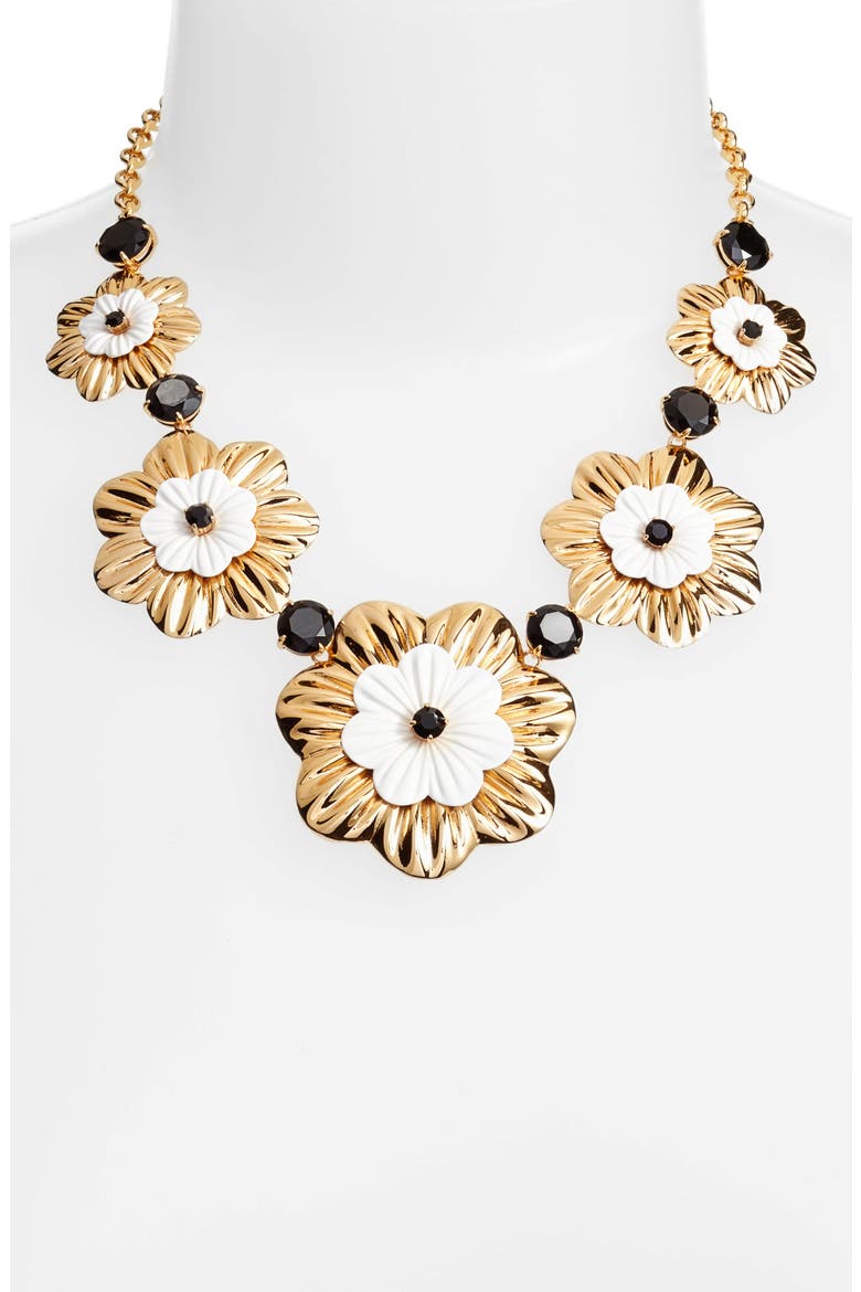 posy grove collar necklace, Alternate, color, NEUTRAL MULTI