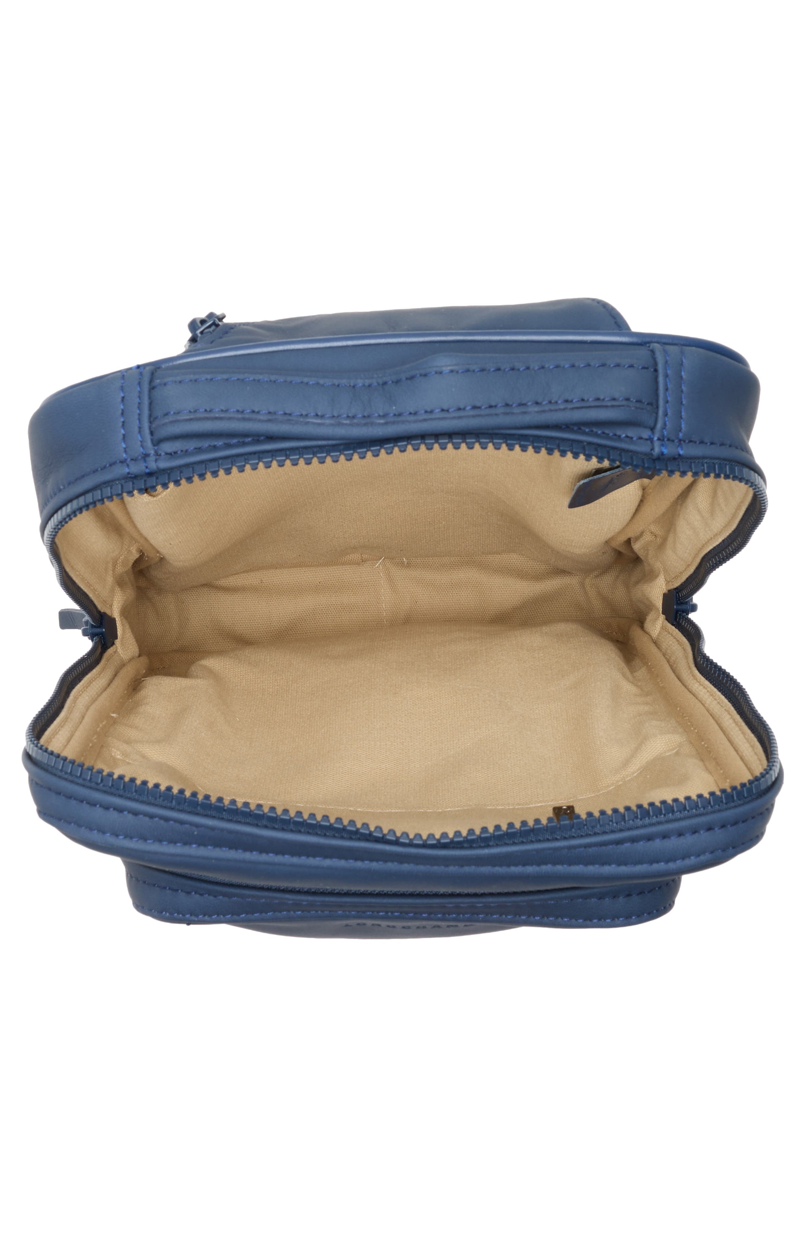 Longchamp Small Parisis Leather Sling Bag, Alternate, color, Baltik