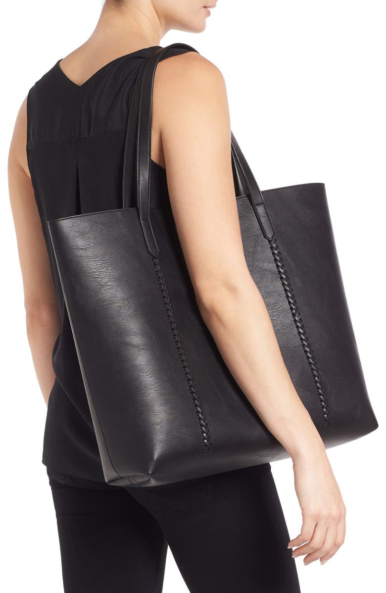 Phase 3 Faux Leather Tote, Alternate, color,