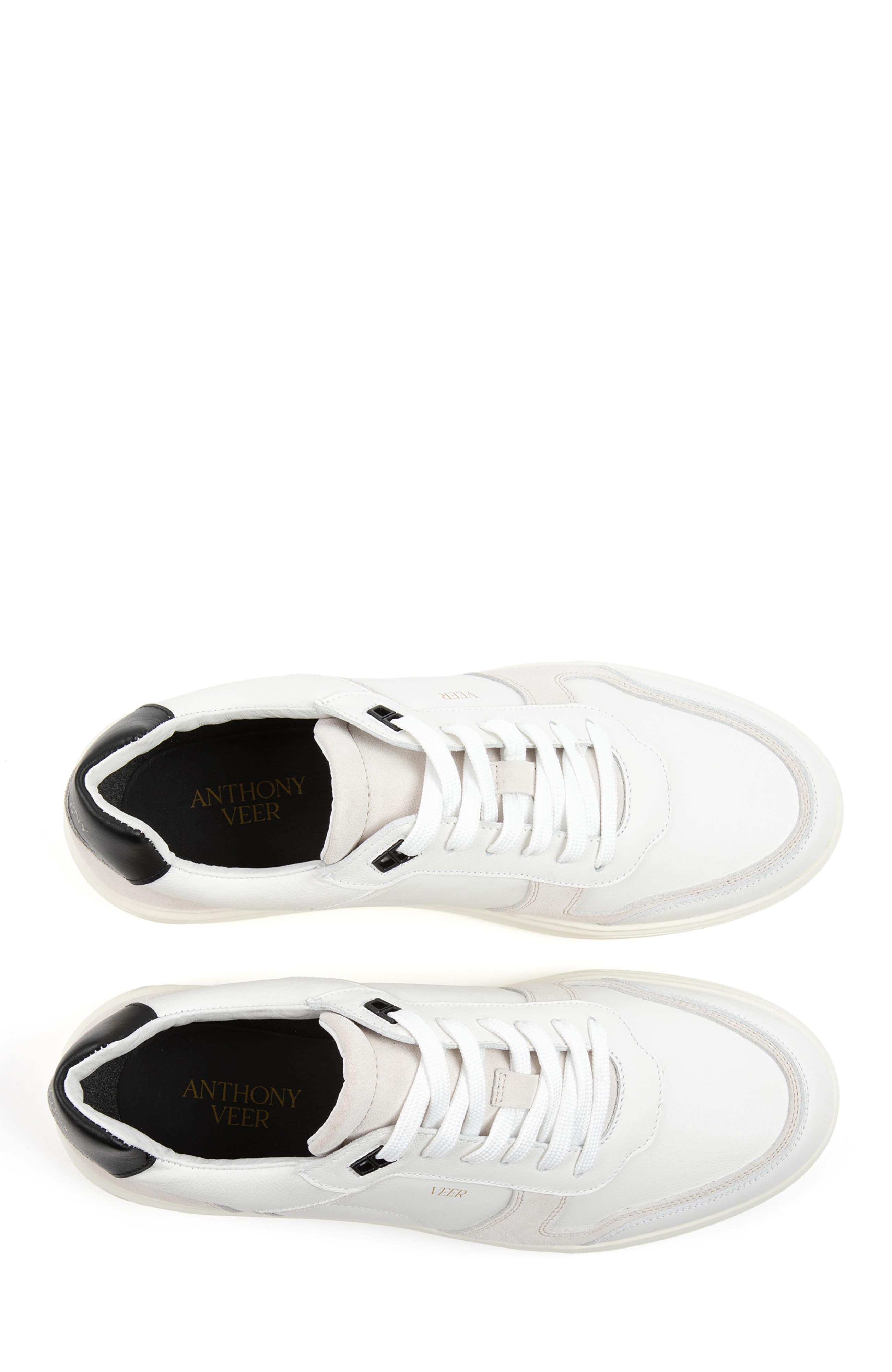 Anthony Veer Acton Court Sneaker, Alternate, color, White Black Multi