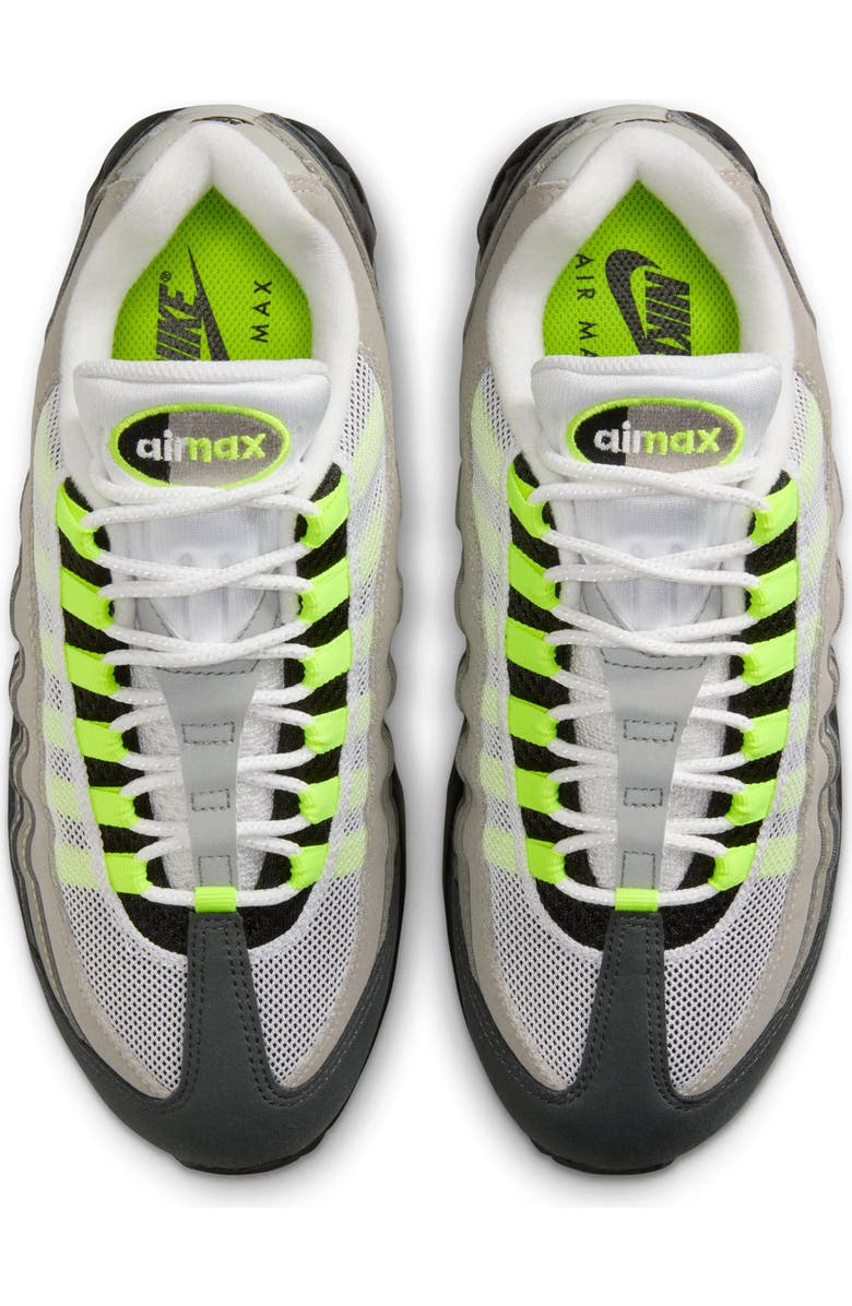 Nike Air Max 95 Sneaker, Alternate, color, Black/ Neon Yellow/ Anthracite