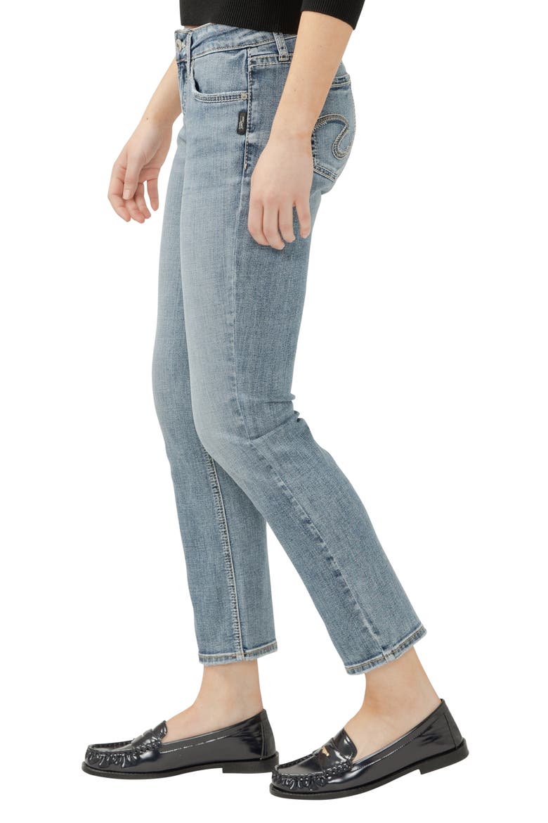 Elyse Slim Straight Leg Jeans, Alternate, color, MELVILLE
