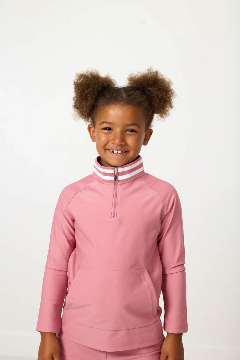 Girls Retro Jogger, Alternate, color, Dusty Pink