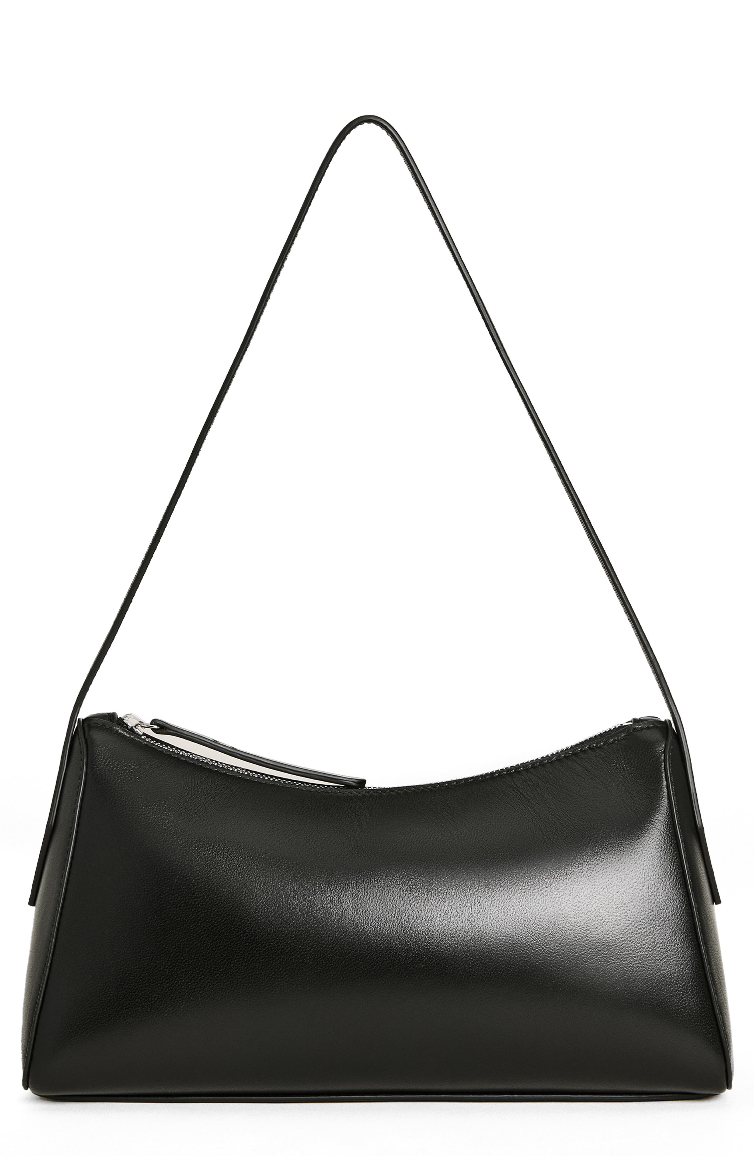 Reformation Hannah Leather Shoulder Bag, Main, color, 