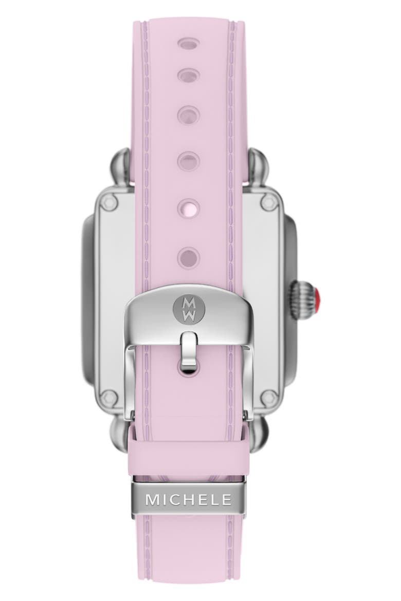 Deco Sport Mid Silicone Strap Watch, 29mm x 31mm, Alternate, color, LIGHT PINK