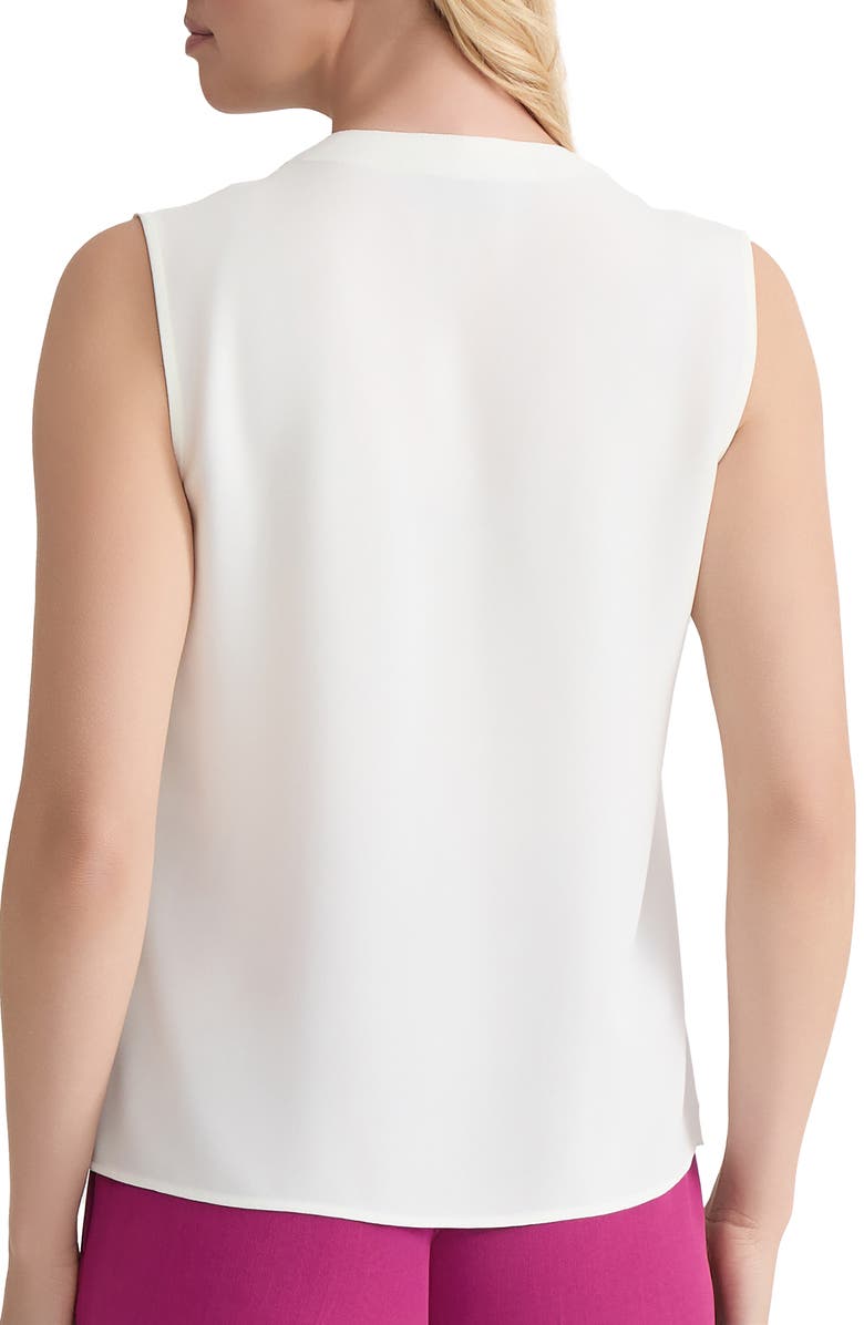 KASPER Ruffle Front Sleeveless Top, Alternate, color,