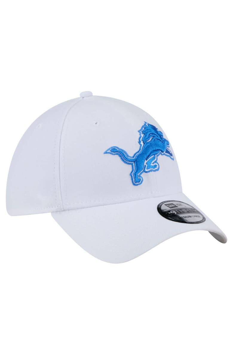 New Era Men's New Era White Detroit Lions Main 39THIRTY Flex Hat, Alternate, color, White