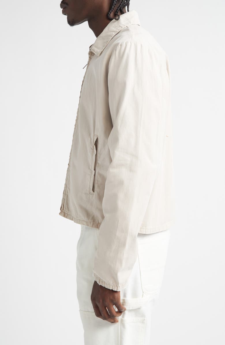 STOCKHOLM SURFBOARD CLUB Phil Distressed Zip Jacket, Alternate, color, Beige