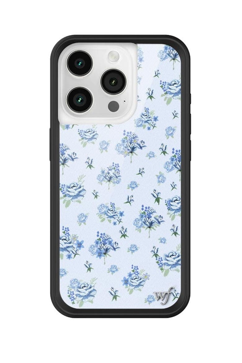 Forget Me Not Floral iPhone Case, Alternate, color, Blue