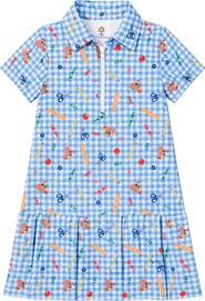 Florence Eiseman School Print Performance Knit Dress