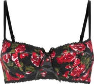 SAVAGE X FENTY Sinful Rose Lace Balconette Bra