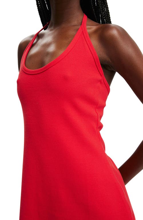 COTTON ON HALTER SCOOP MINI DRESS