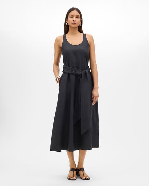 Sarong Linen Dress