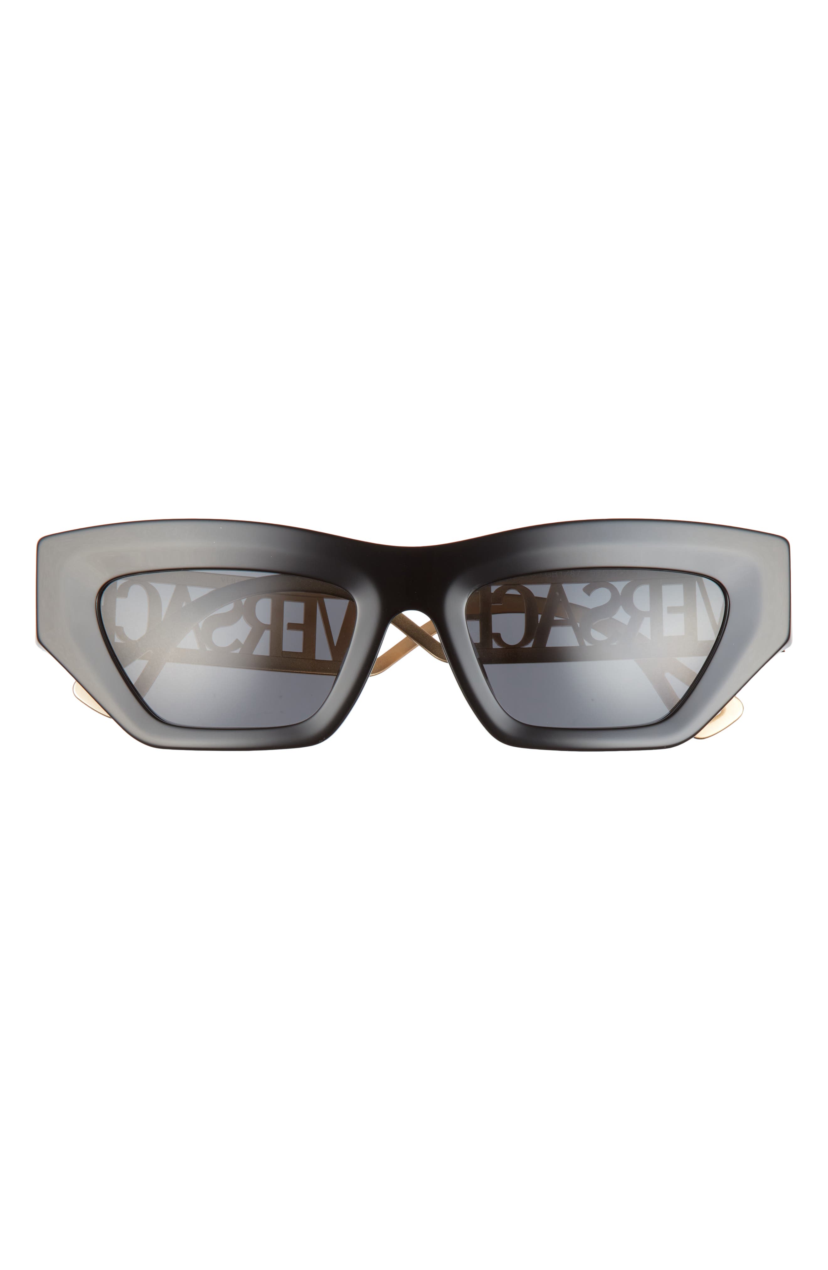 Versace 53mm Irregular Sunglasses