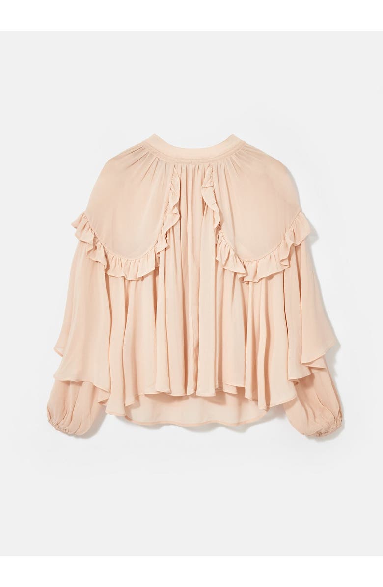 MINT VELVET Cape Ruffle Blouse, Alternate, color, 