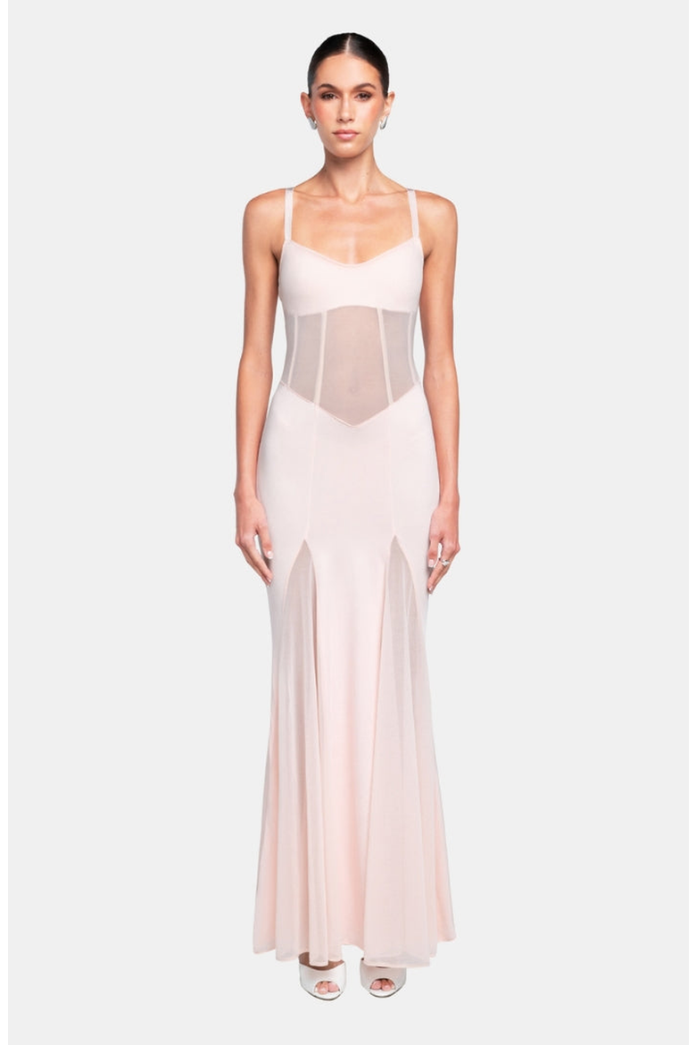 SERENITY Maxi Dress, Main, color, Blush