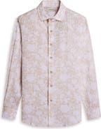 Bugatchi Julian Linen Button-Up Shirt