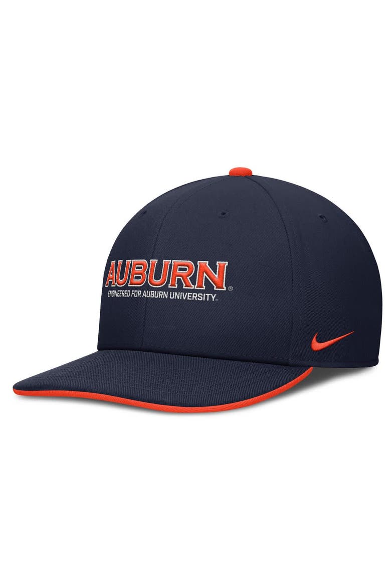 Men's Nike Navy Auburn Tigers 2025 On-Field Pro Dri-FIT Adjustable Hat, Main, color, Navy