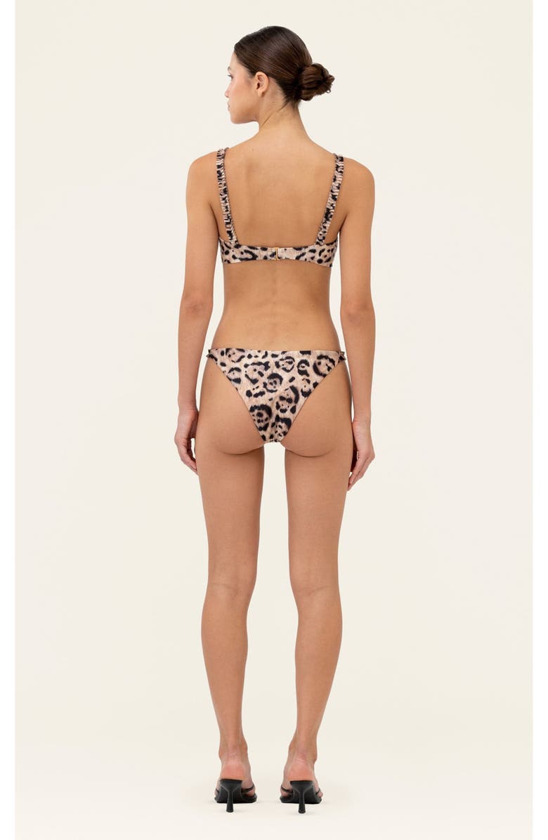 Agua by Agua Bendita Agraz Jaguar Bikini top, Alternate, color, Multi
