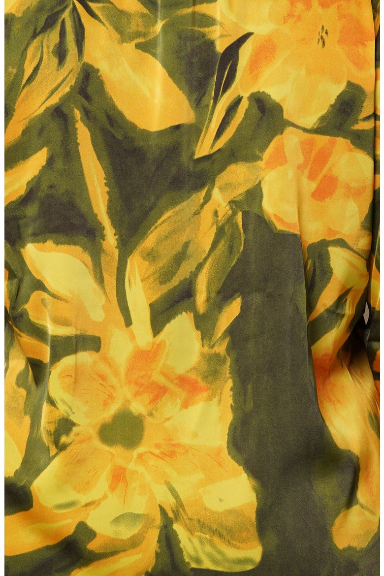 Tie Front Top, Alternate, color, YELLOW