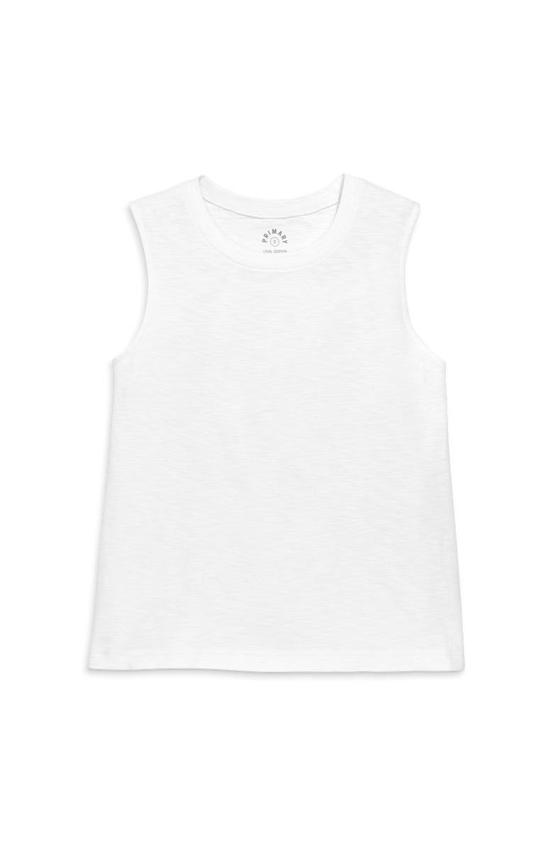 Primary Women's Fit Swing Tank, Main, color, White
