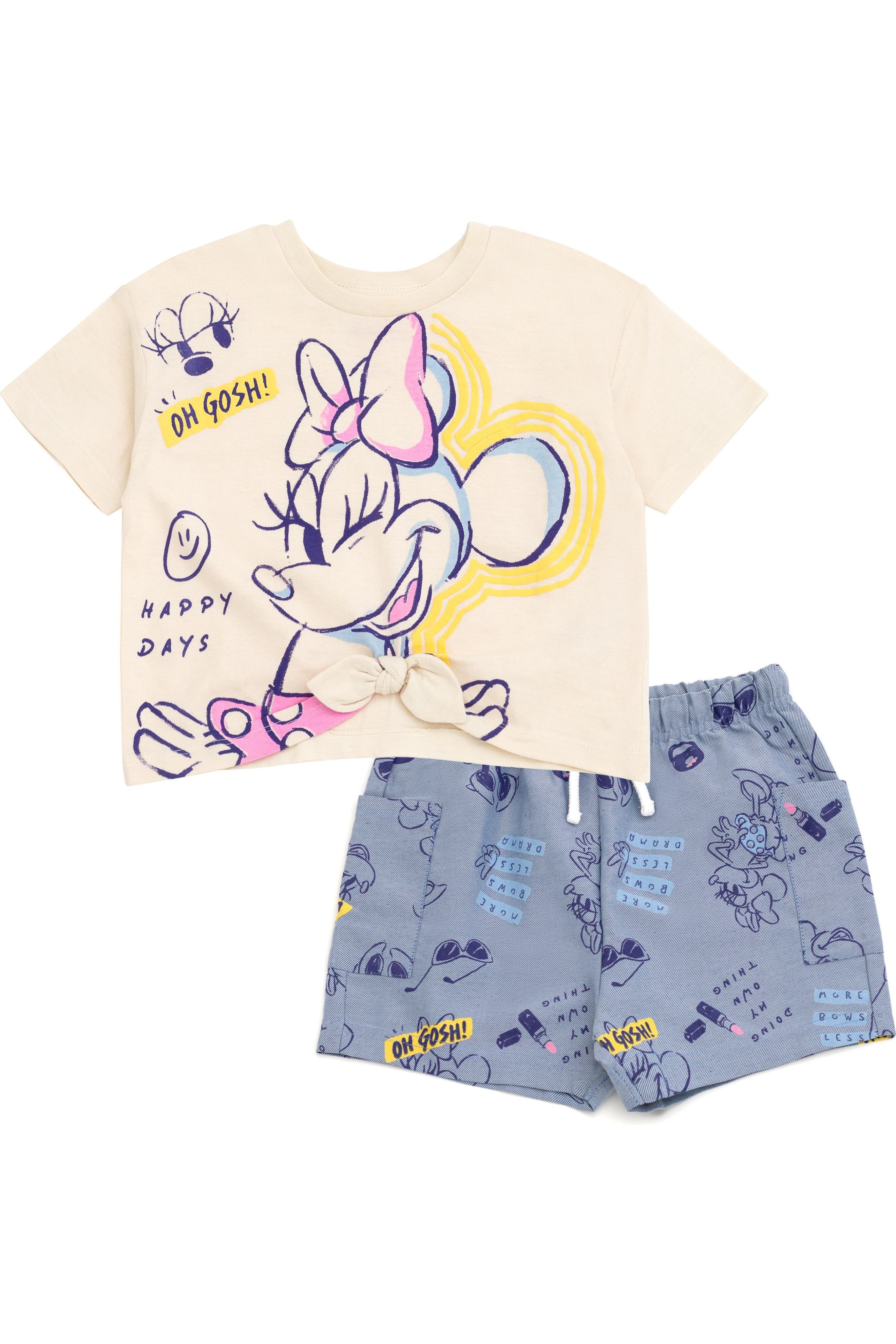 Cream Stripe Minnie