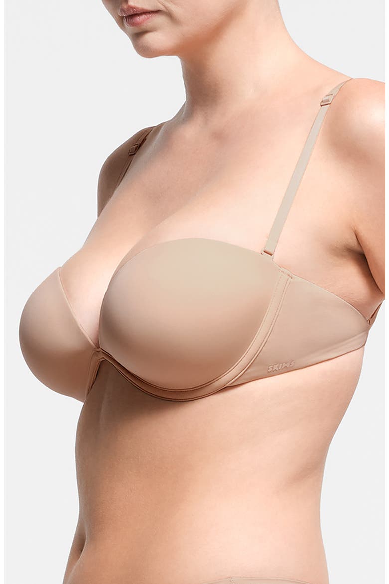 Underwire Multi-Way Bra, Alternate, color, CLAY