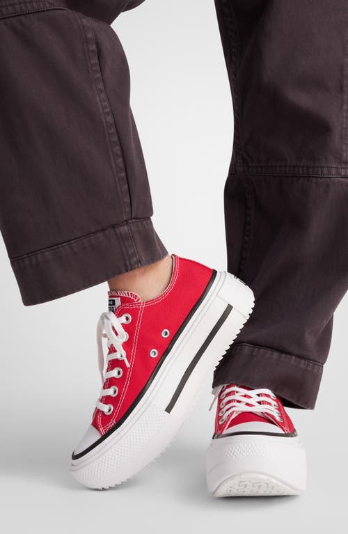 Converse Gender Inclusive Chuck Taylor All Star Lift Double Stack Low Top Platform Sneaker In Multi