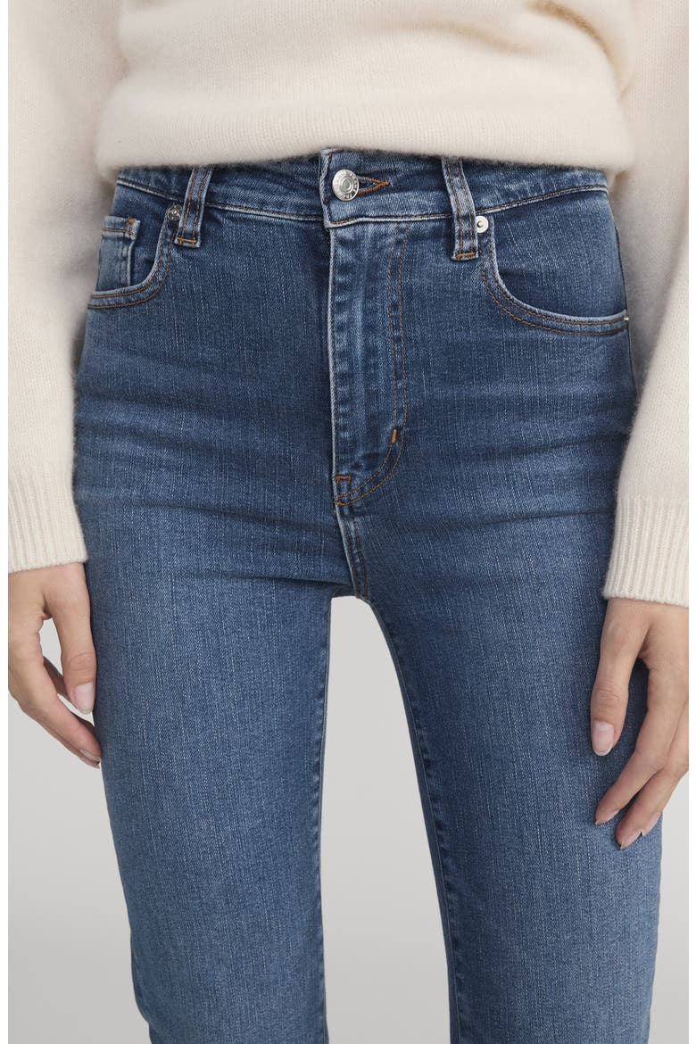 The Pencil High Waist Slim Straight Leg Jeans, Alternate, color, FOXLEY