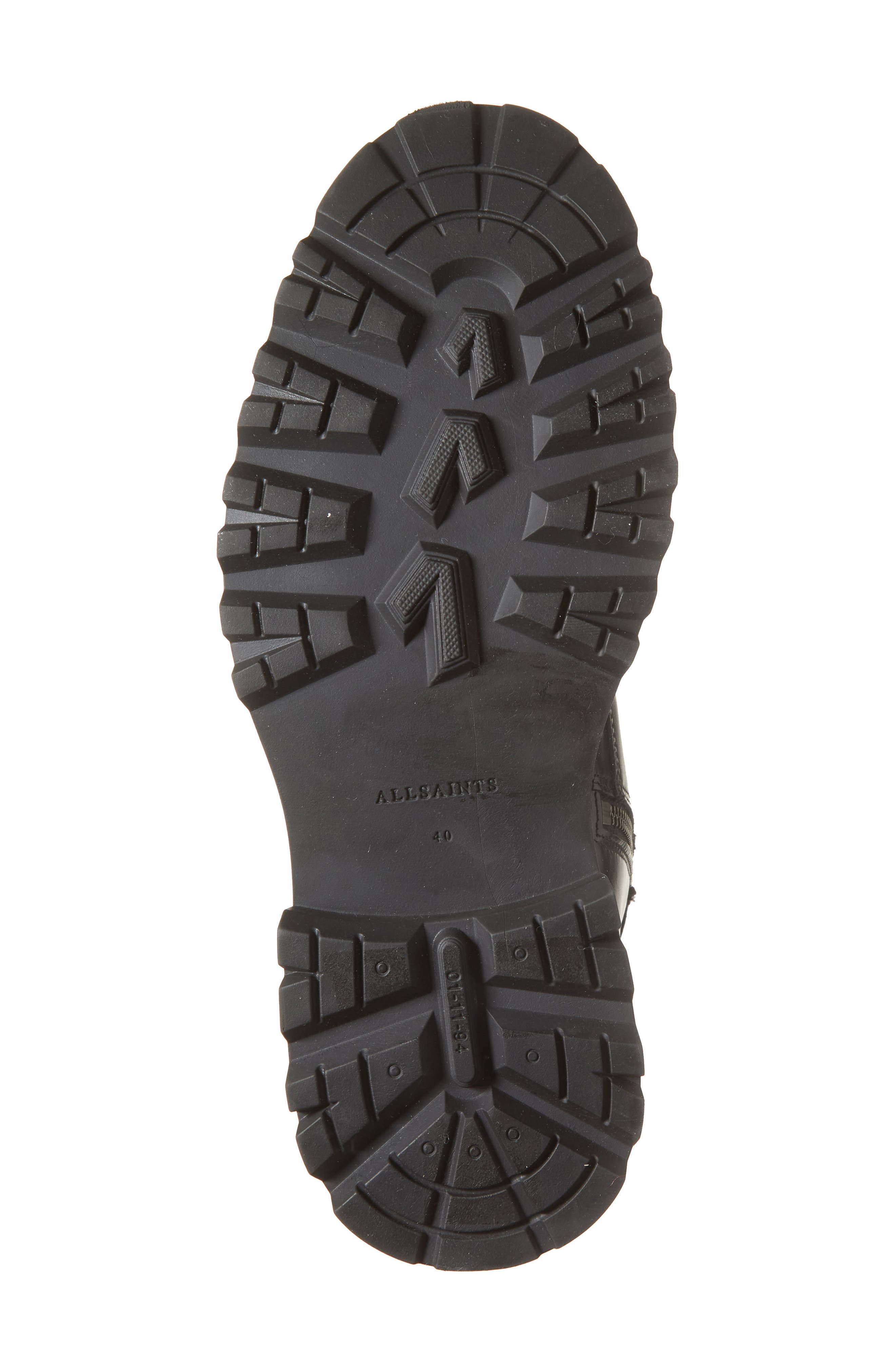AllSaints Onyx Lug Sole Boot, Alternate, color, Black