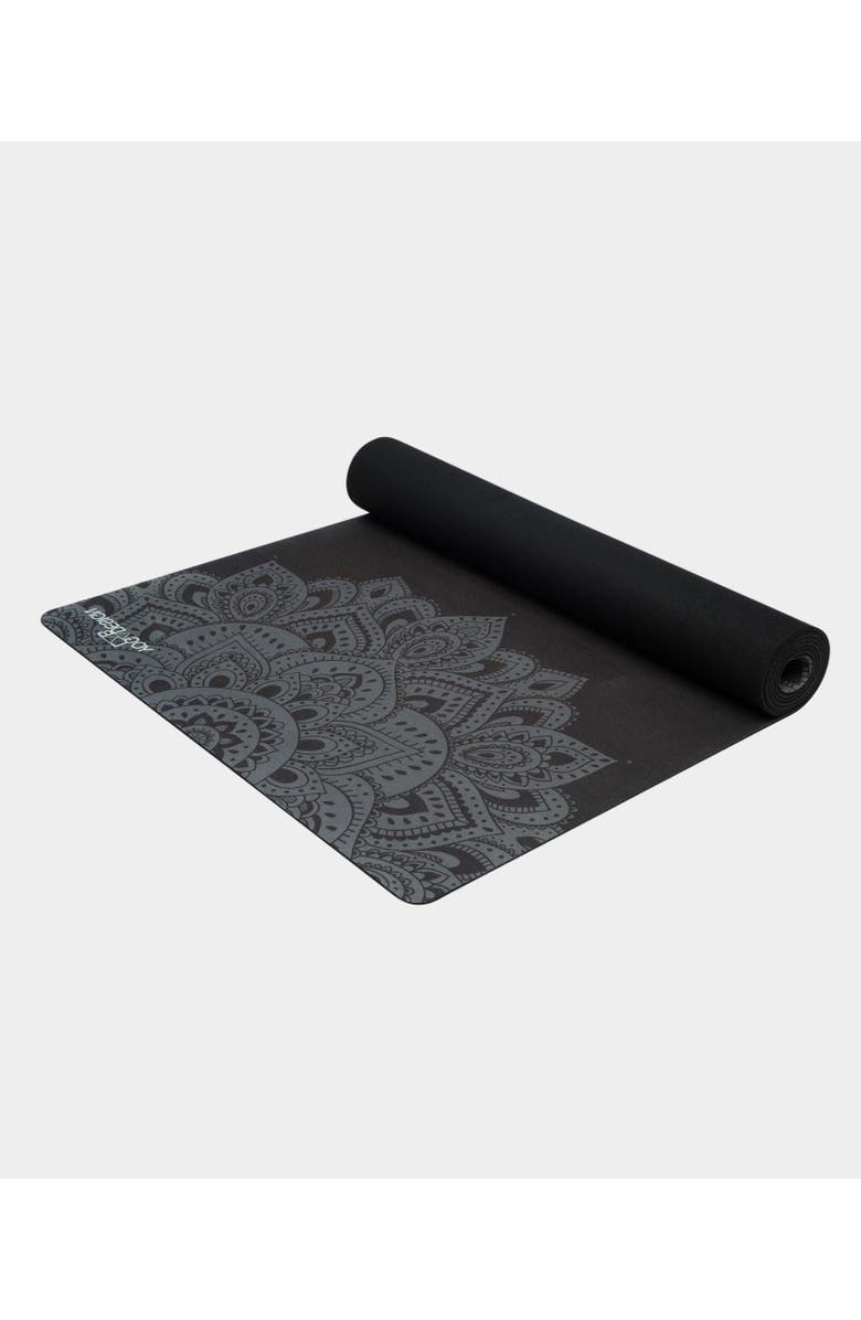 Yoga Design Lab Combo Yoga Mat 3.5mm- 2-in-1, Alternate, color, Mandala Black