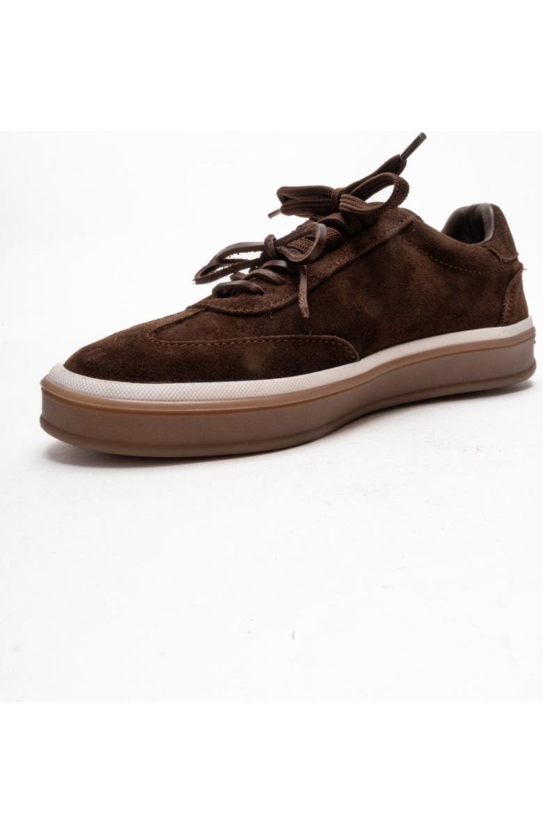 Forever & Always Shoes Melle Leather Sneaker, Alternate, color, Brown Suede