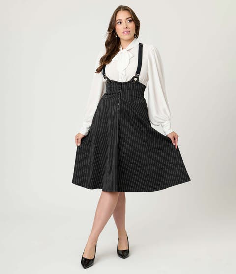 1950s Suspender Swing Skirt