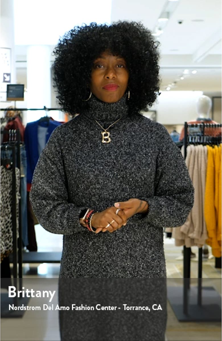Seen Sweater Days Long Sleeve Minidress, sales video thumbnail