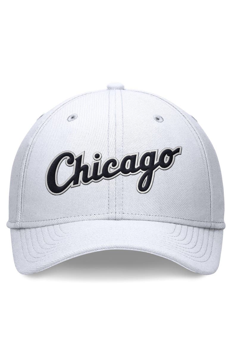 Nike Men's Nike White Chicago White Sox Evergreen Performance Flex Hat, Alternate, color, White