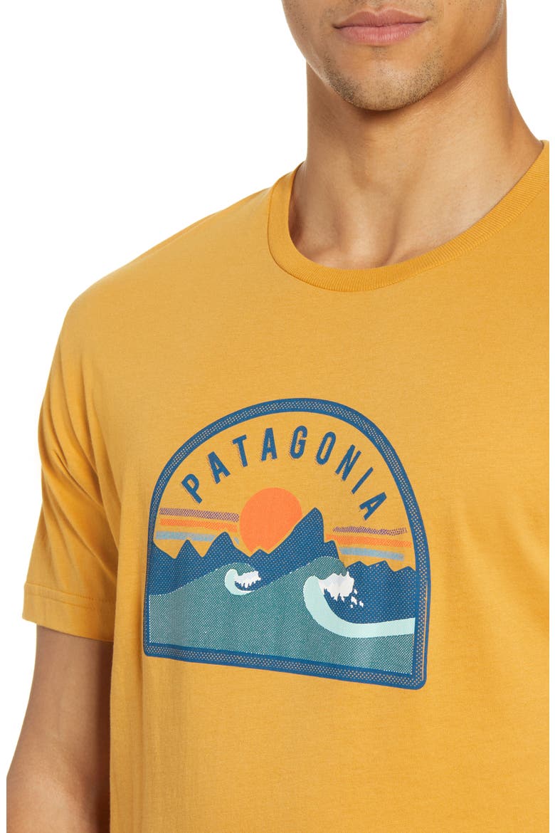 Boardie Badge Organic Cotton T-Shirt, Alternate, color, GLYPH GOLD