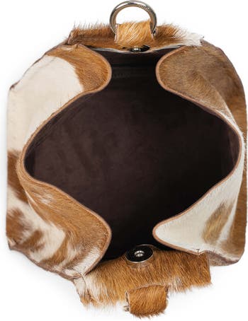 Nomad Genuine Calf Hair Convertible Shoulder Bag