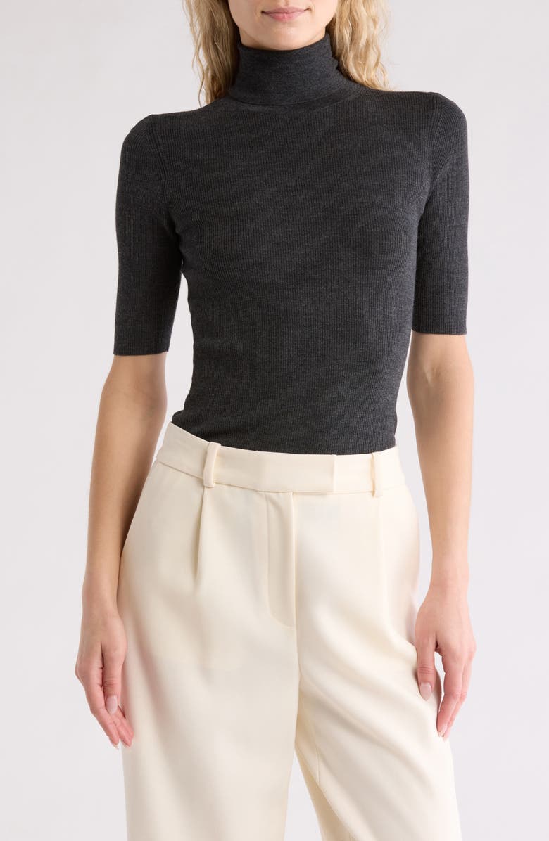 Theory Leenda Merino Wool Turtleneck Sweater, Main, color,